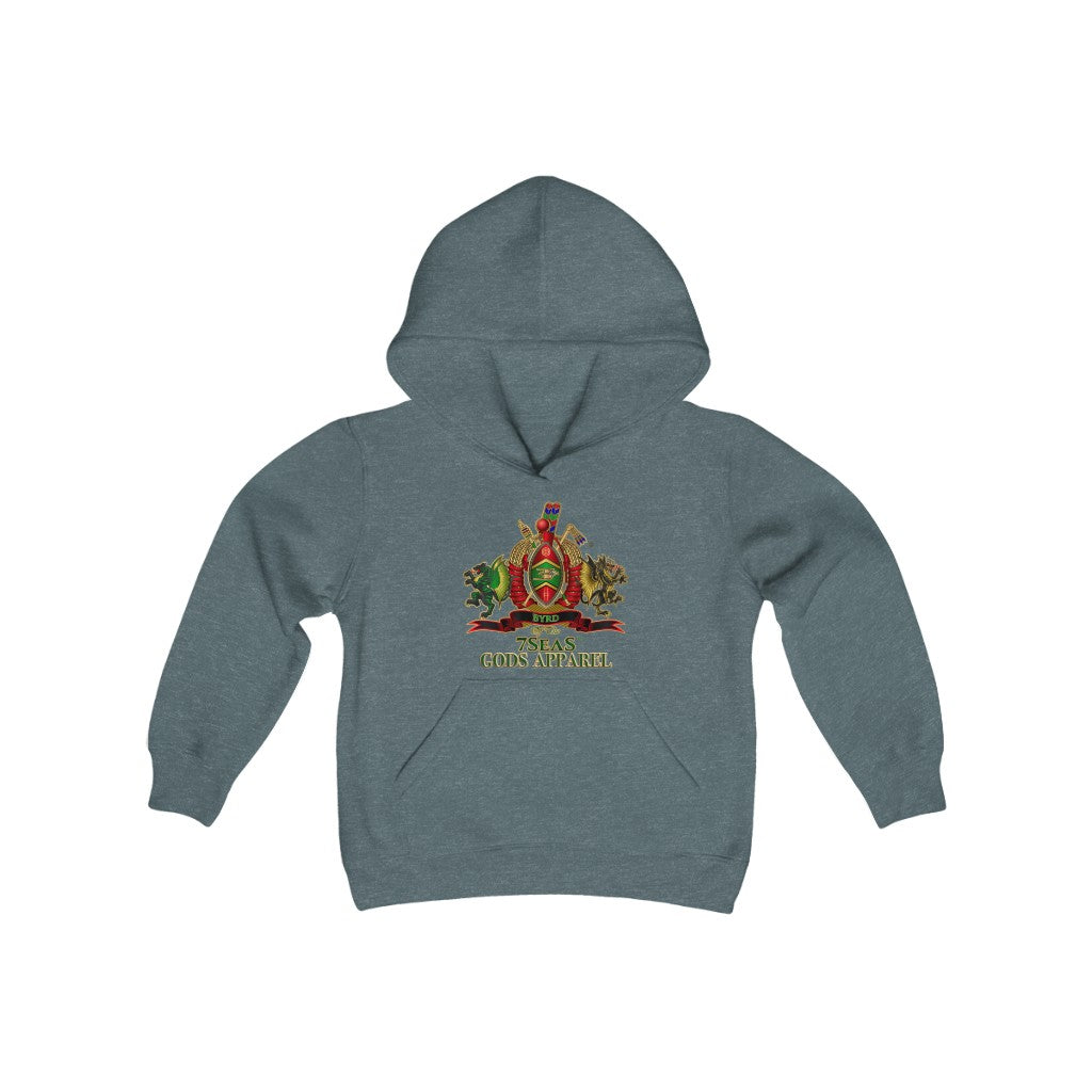APEP - BYRD OF THE 7SEAS GODS APPAREL - Gods & Goddess Youth Heavy Blend Hooded Sweatshirt