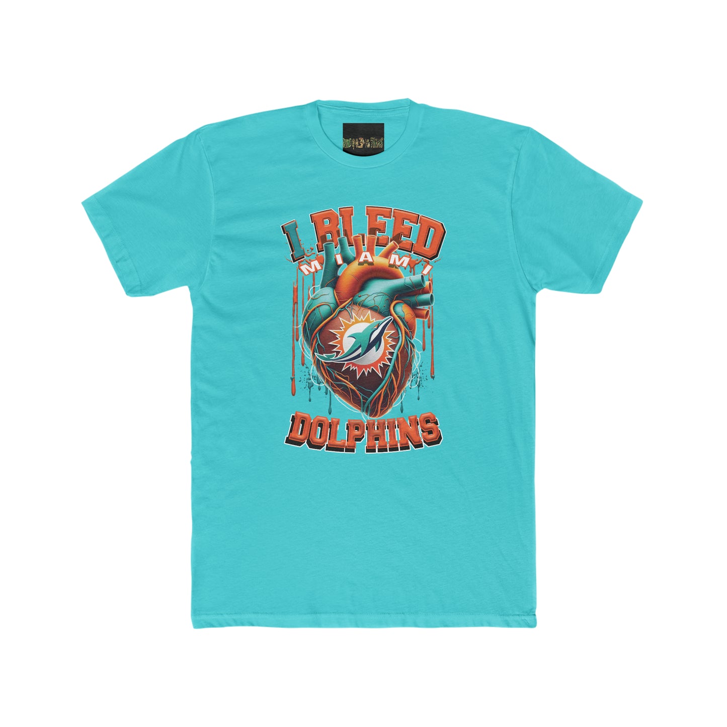 I Bleed Dolphins - Byrd Of The 7Seas Gods Apparel - Gods & Goddess Cotton Crew Tee