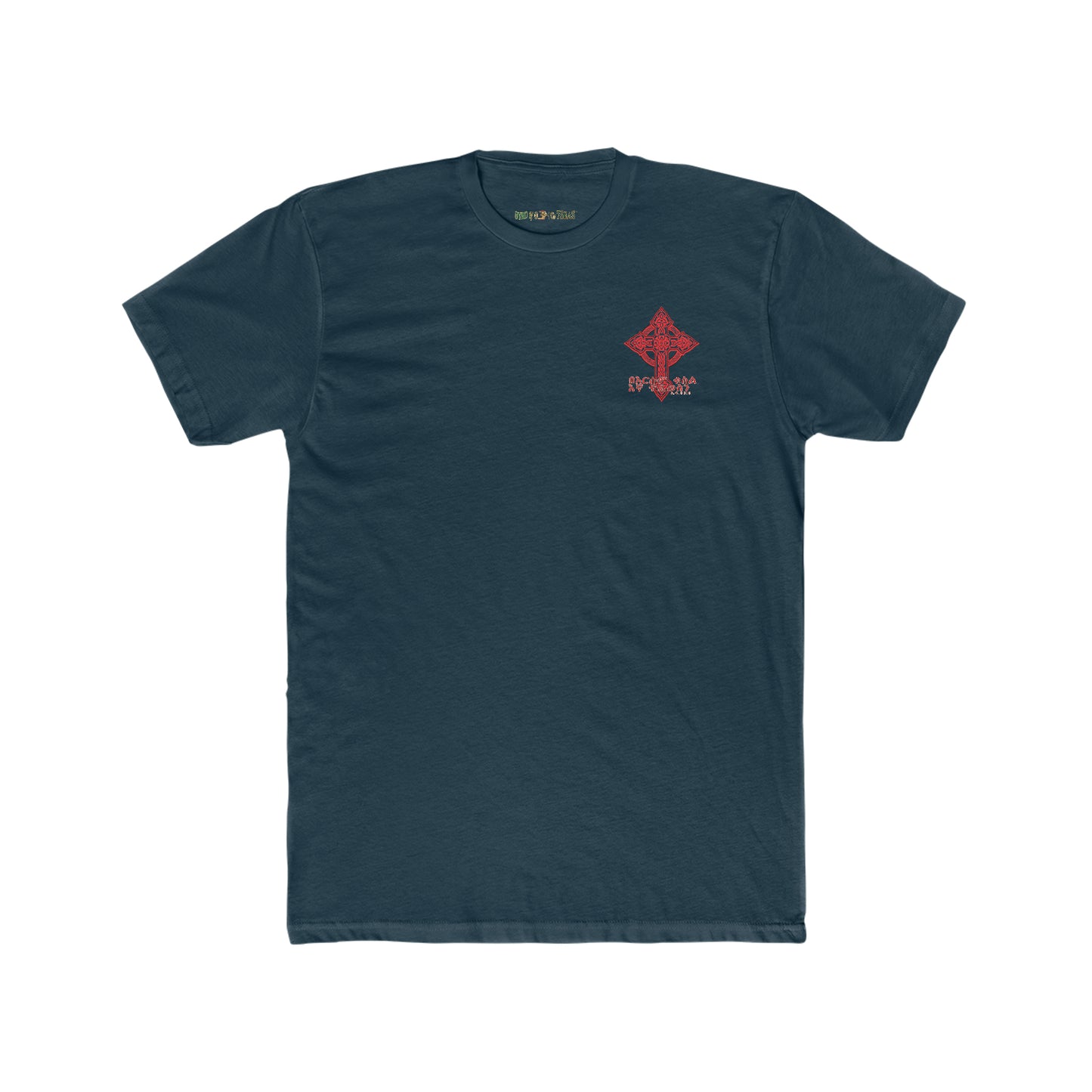 We Heal With His Blood - BYRD OF THE 7SEAS GODS APPAREL - RELIGION -GODS/MEN'S Cotton Crew Tee