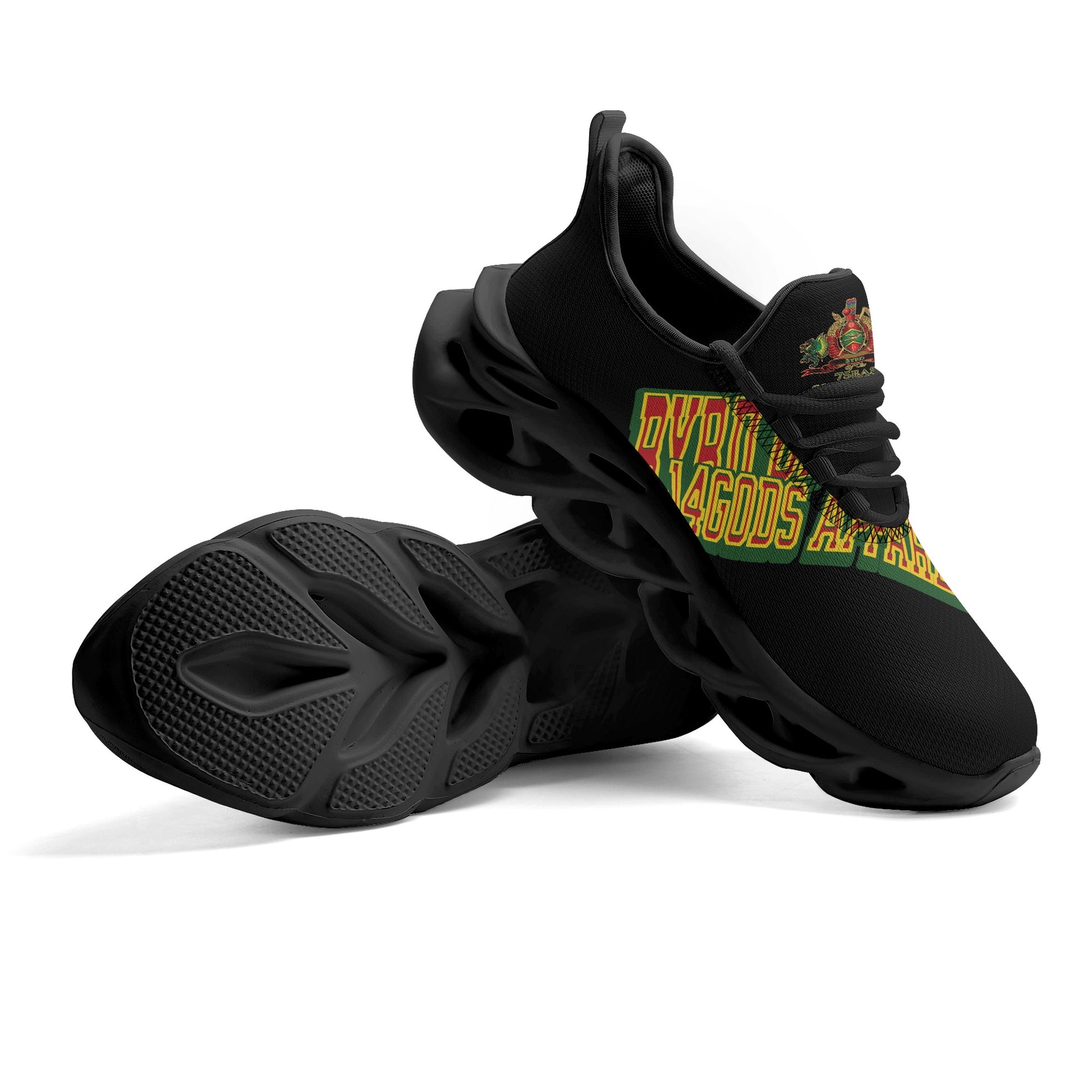 Byrd Of The 7Seas Gods Apparel - Im*Possible 7’s - Mens Black Sneakers