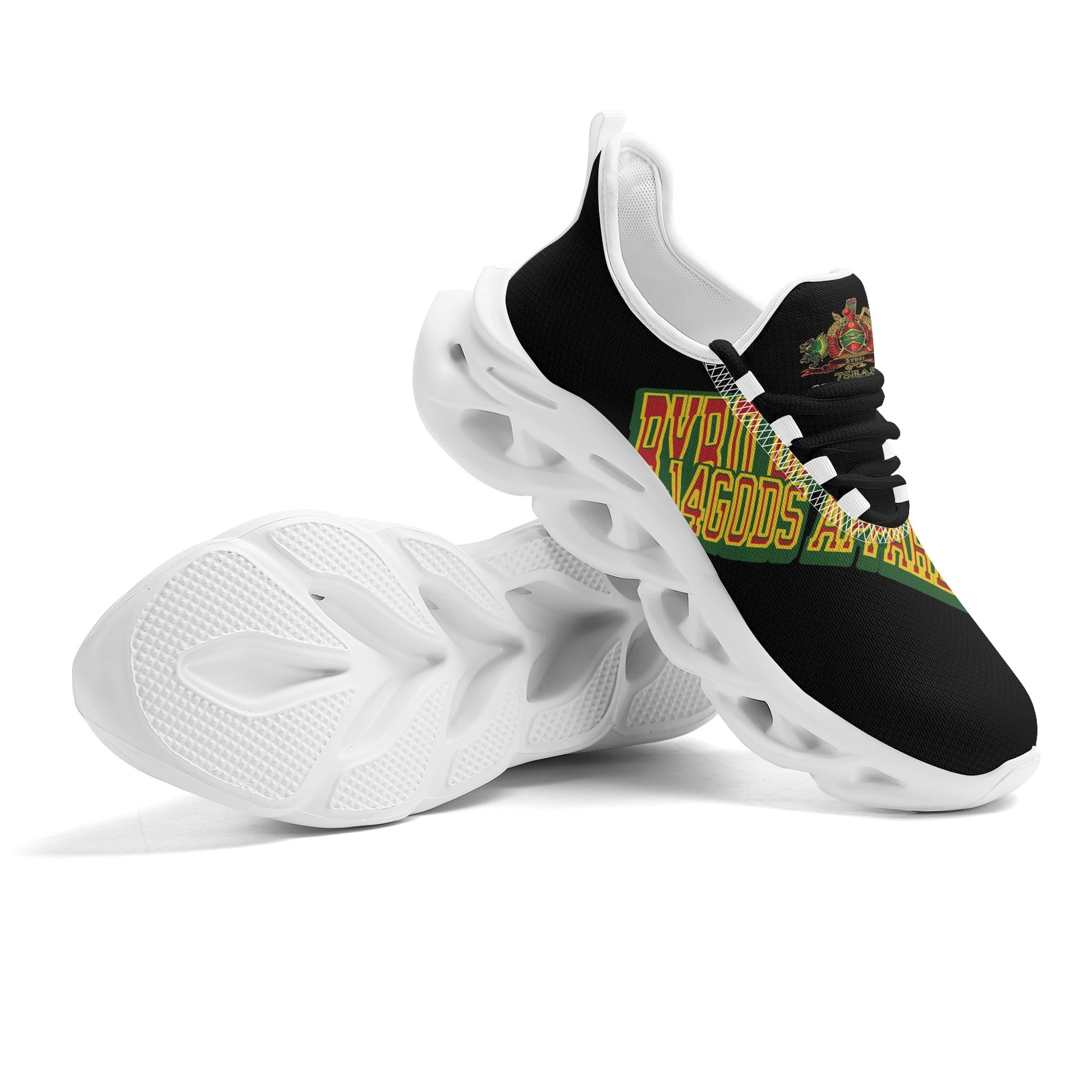 Byrd Of The 7Seas Gods Apparel - Im*Possible 7’s - Mens Black Sneakers