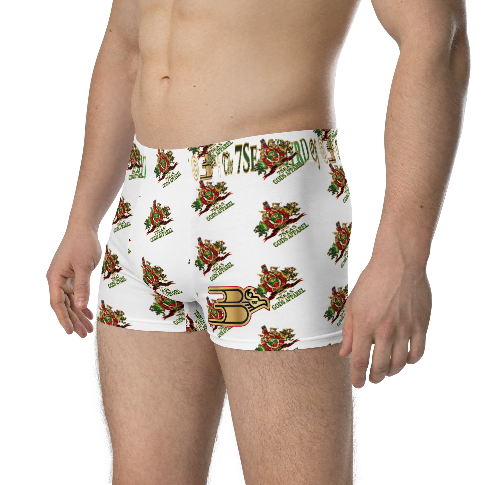 APEP - BYRD OF THE 7SEAS GODS APPAREL - WHITE - Gods/Men Boxer Briefs