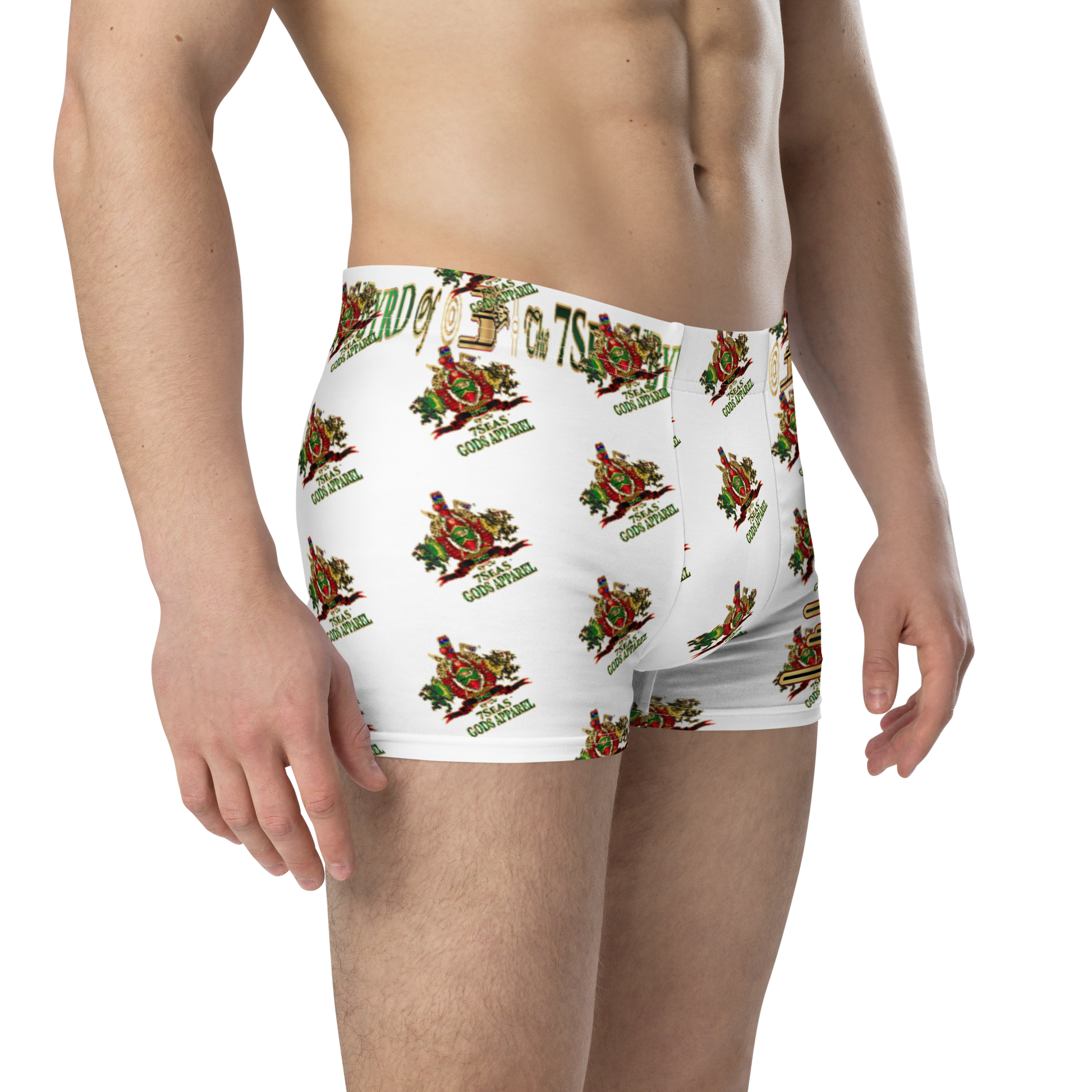 APEP - BYRD OF THE 7SEAS GODS APPAREL - WHITE - Gods/Men Boxer Briefs