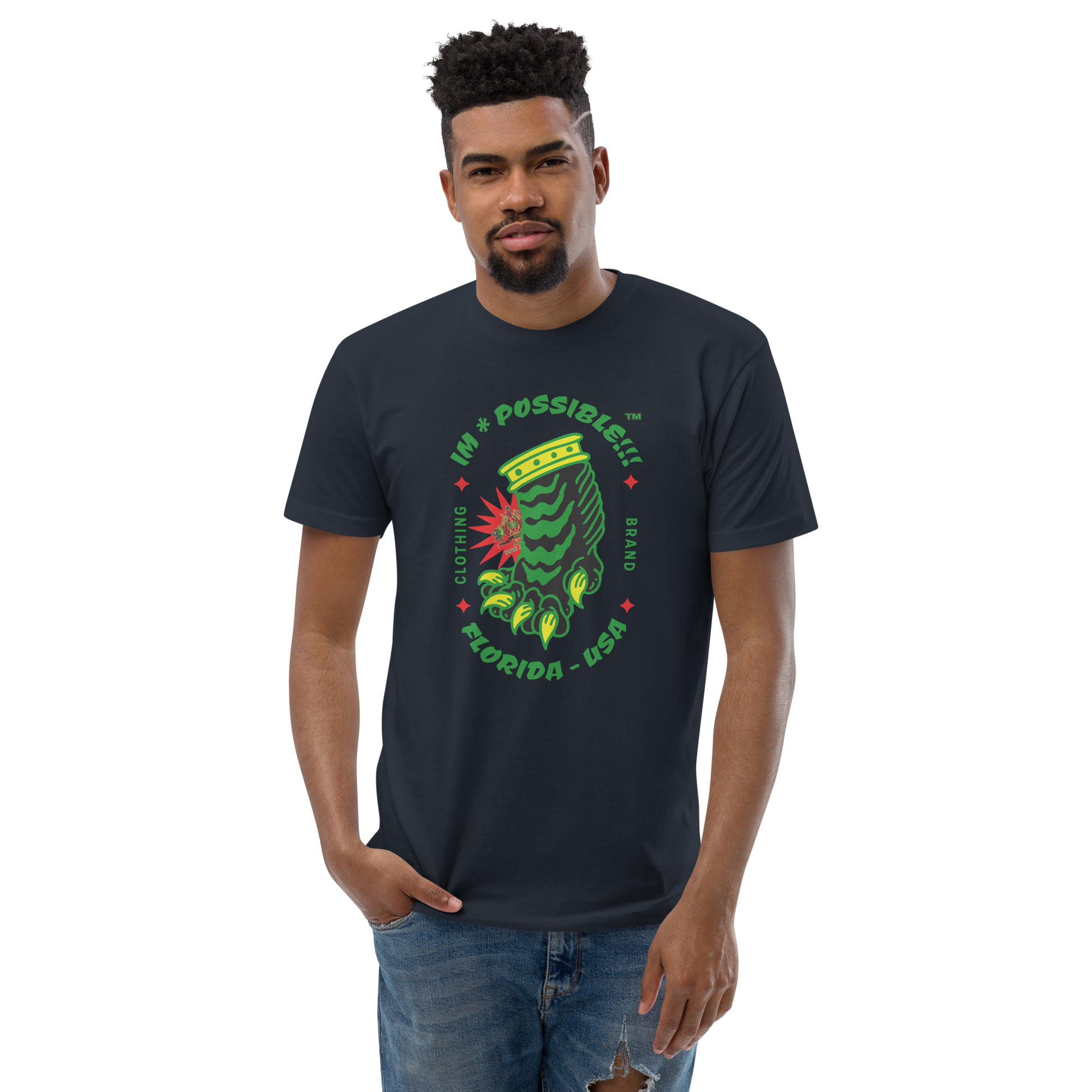 Lucky Tiger Paw - BYRD OF THE 7SEAS GODS APPAREL - TIGER EDITION - ENBYRD - Gods/Mens Short Sleeve T-shirt