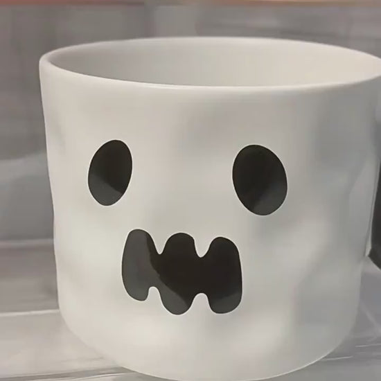 Ghost Ceramic Cup Party Favor Ceramic Cups With Handle Portable Cute Halloween Gift Mug Byrd Of The 7Seas Durable Halloween Party Supplies