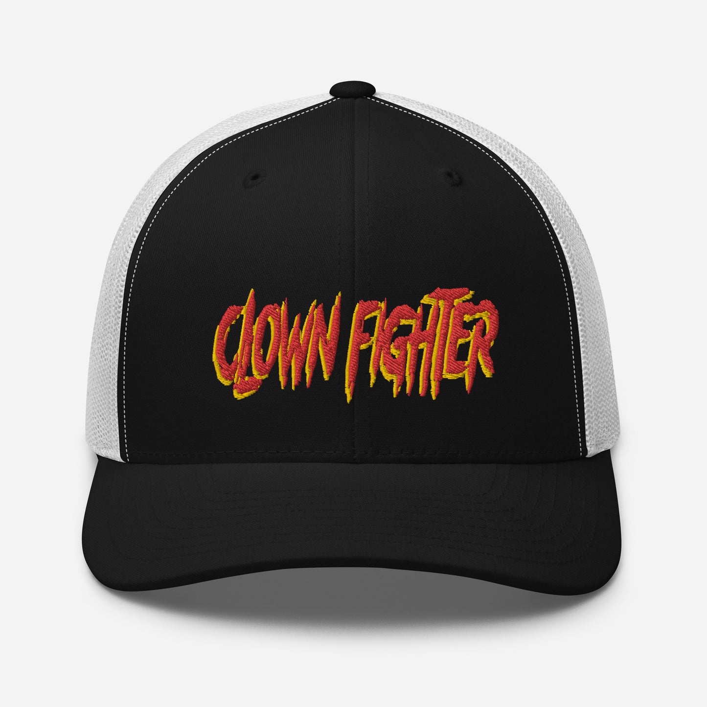 Clown vs Clown - Clown Fighter - Byrd Of The 7Seas Gods Apparel - Unisex Trucker Cap