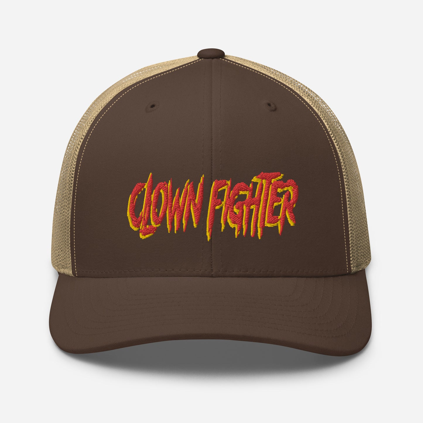 Clown vs Clown - Clown Fighter - Byrd Of The 7Seas Gods Apparel - Unisex Trucker Cap