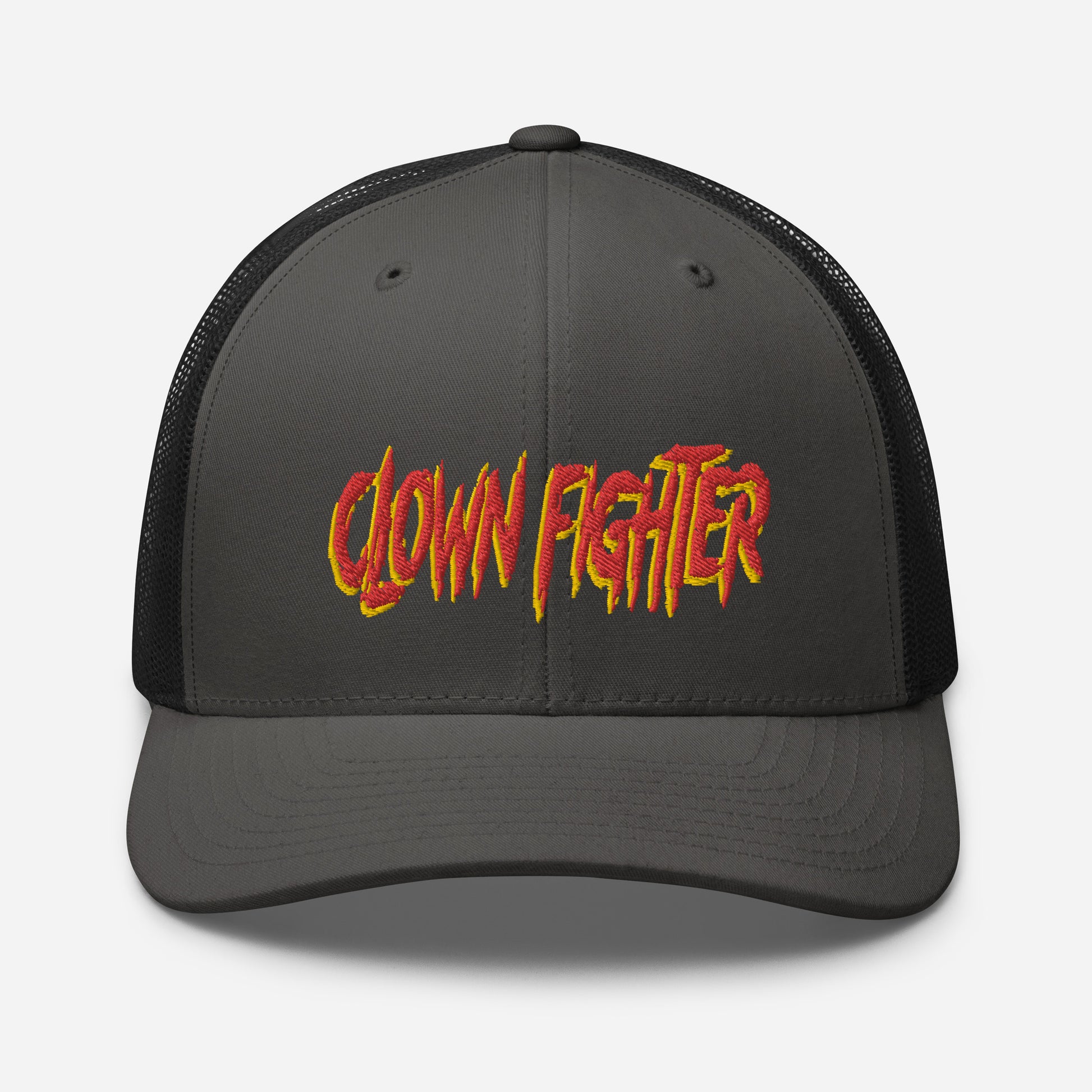 Clown vs Clown - Clown Fighter - Byrd Of The 7Seas Gods Apparel - Unisex Trucker Cap