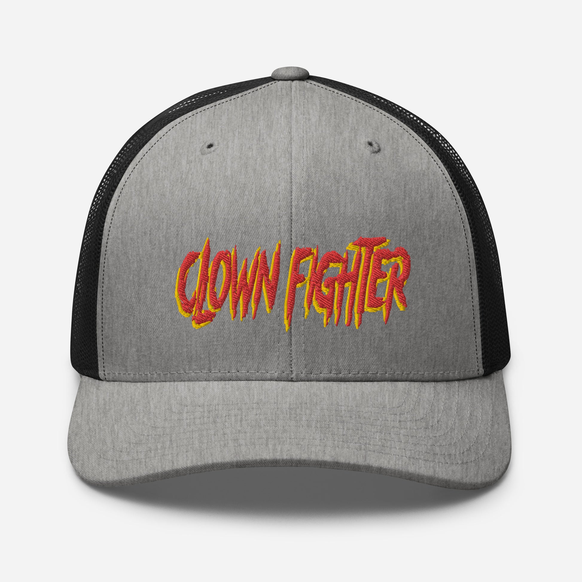 Clown vs Clown - Clown Fighter - Byrd Of The 7Seas Gods Apparel - Unisex Trucker Cap