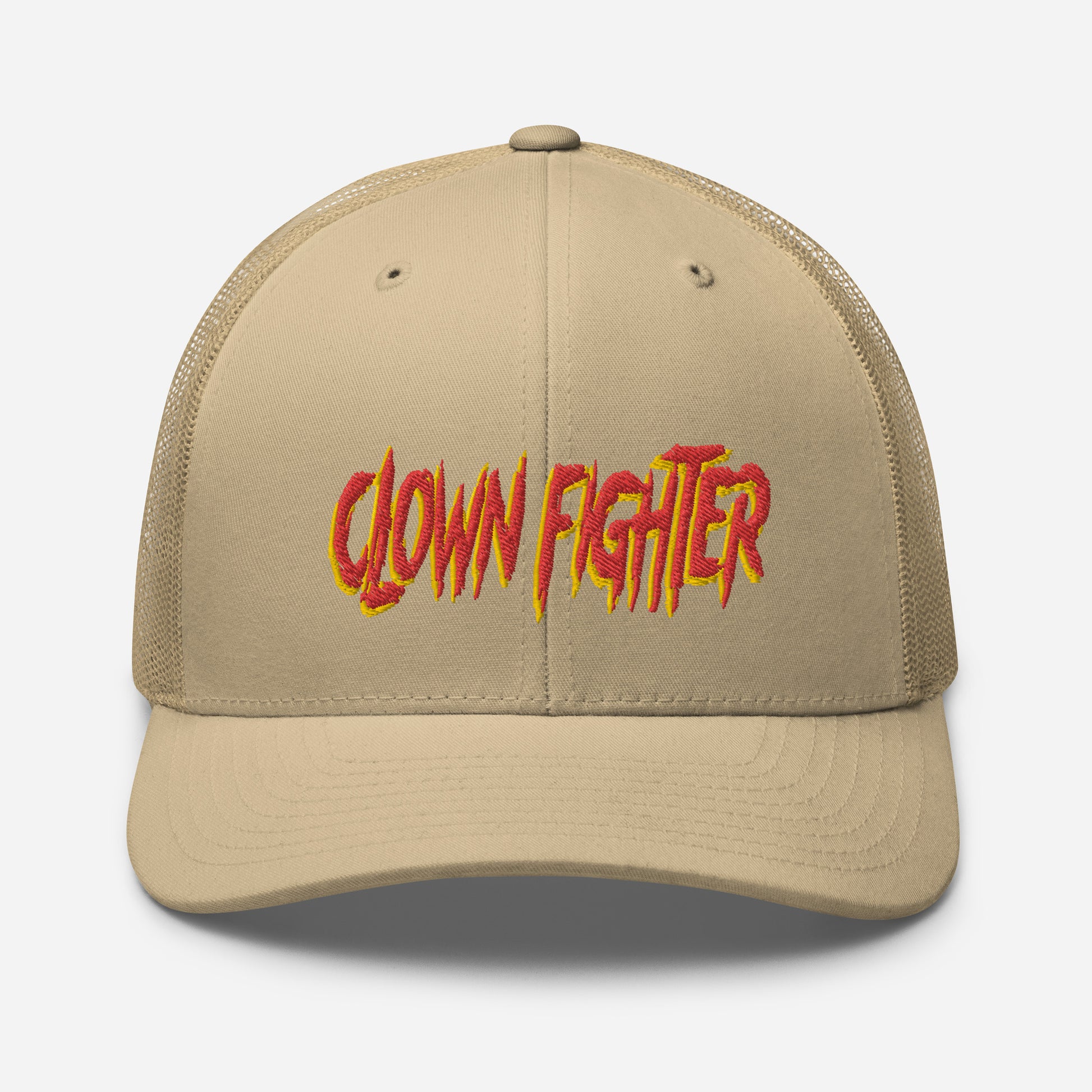 Clown vs Clown - Clown Fighter - Byrd Of The 7Seas Gods Apparel - Unisex Trucker Cap