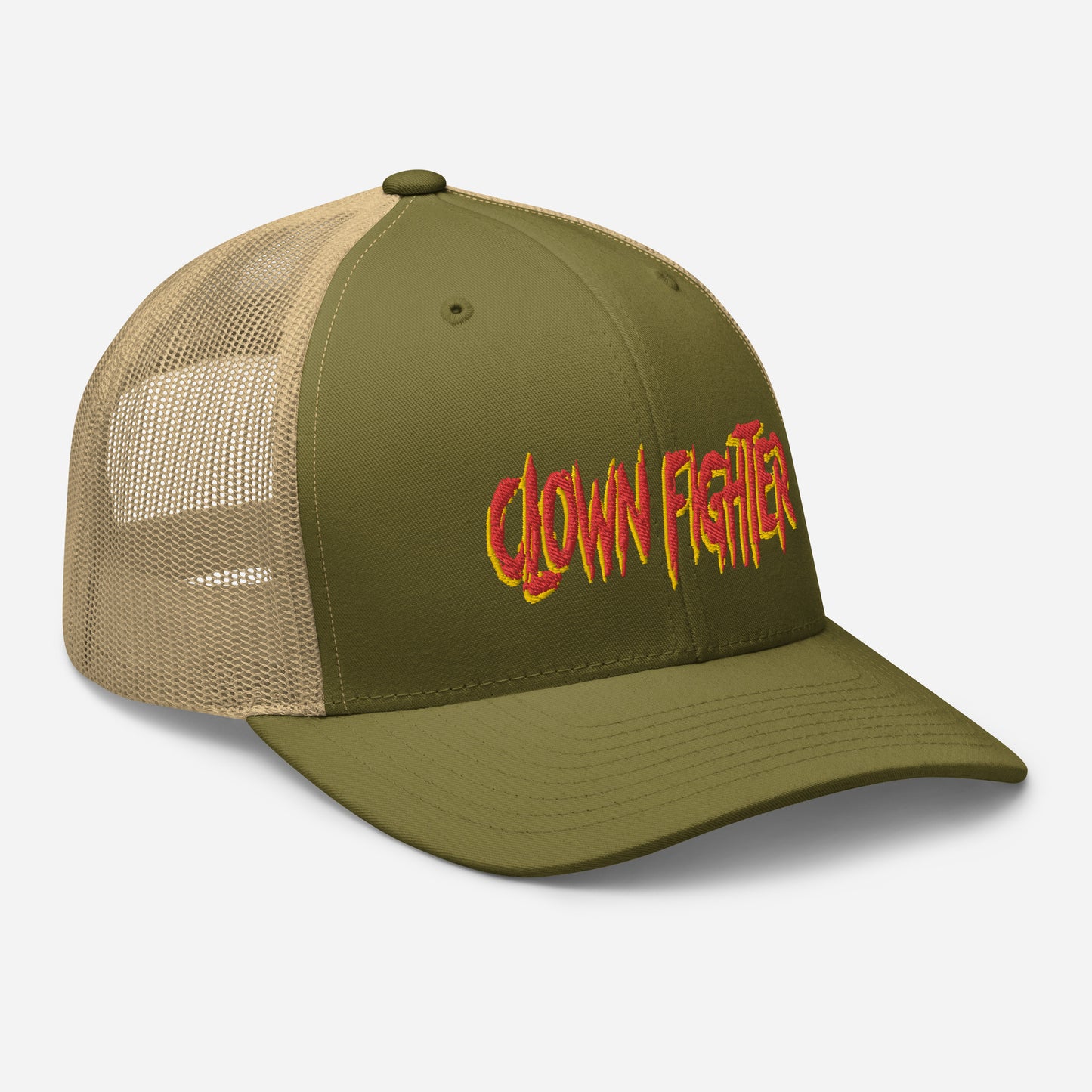 Clown vs Clown - Clown Fighter - Byrd Of The 7Seas Gods Apparel - Unisex Trucker Cap