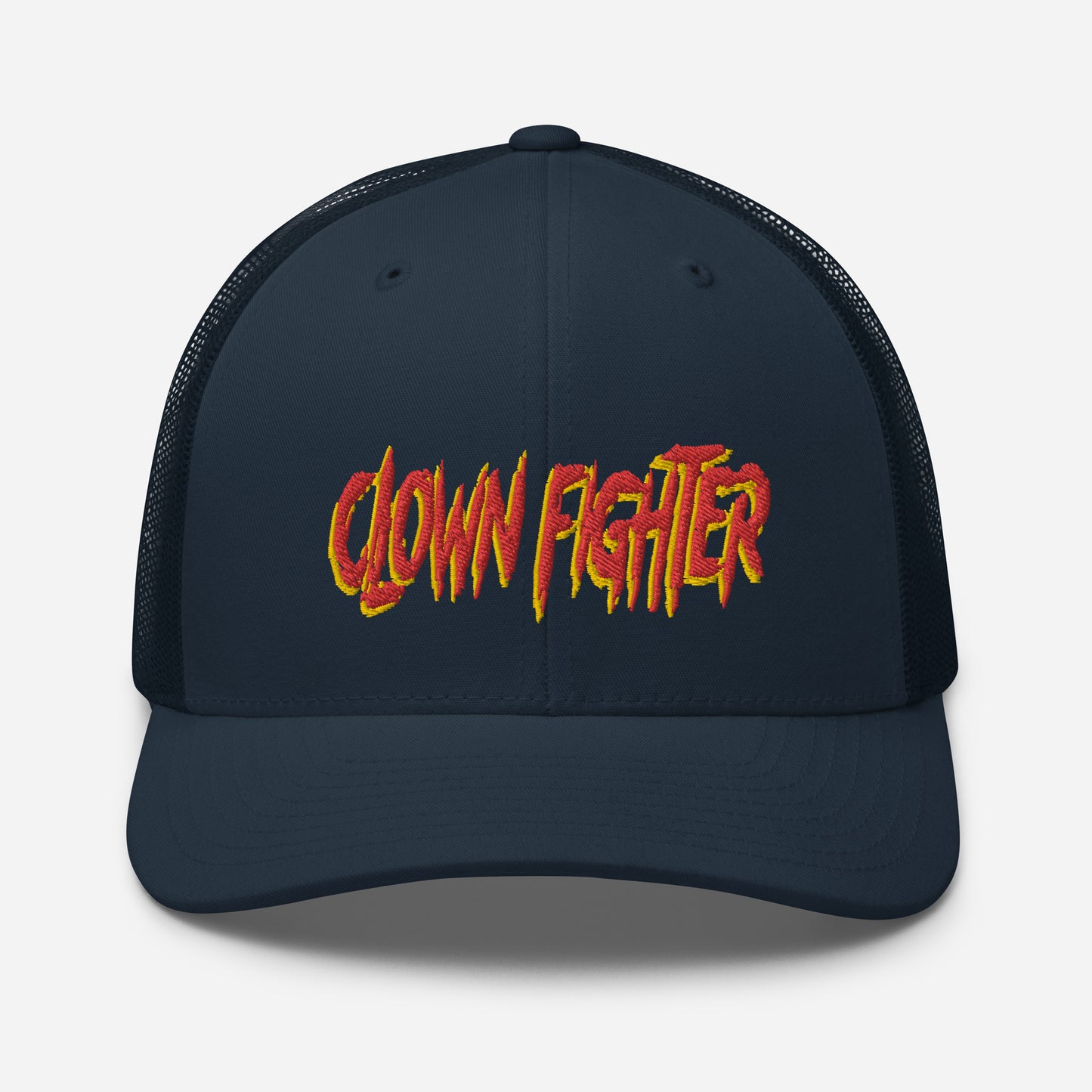 Clown vs Clown - Clown Fighter - Byrd Of The 7Seas Gods Apparel - Unisex Trucker Cap