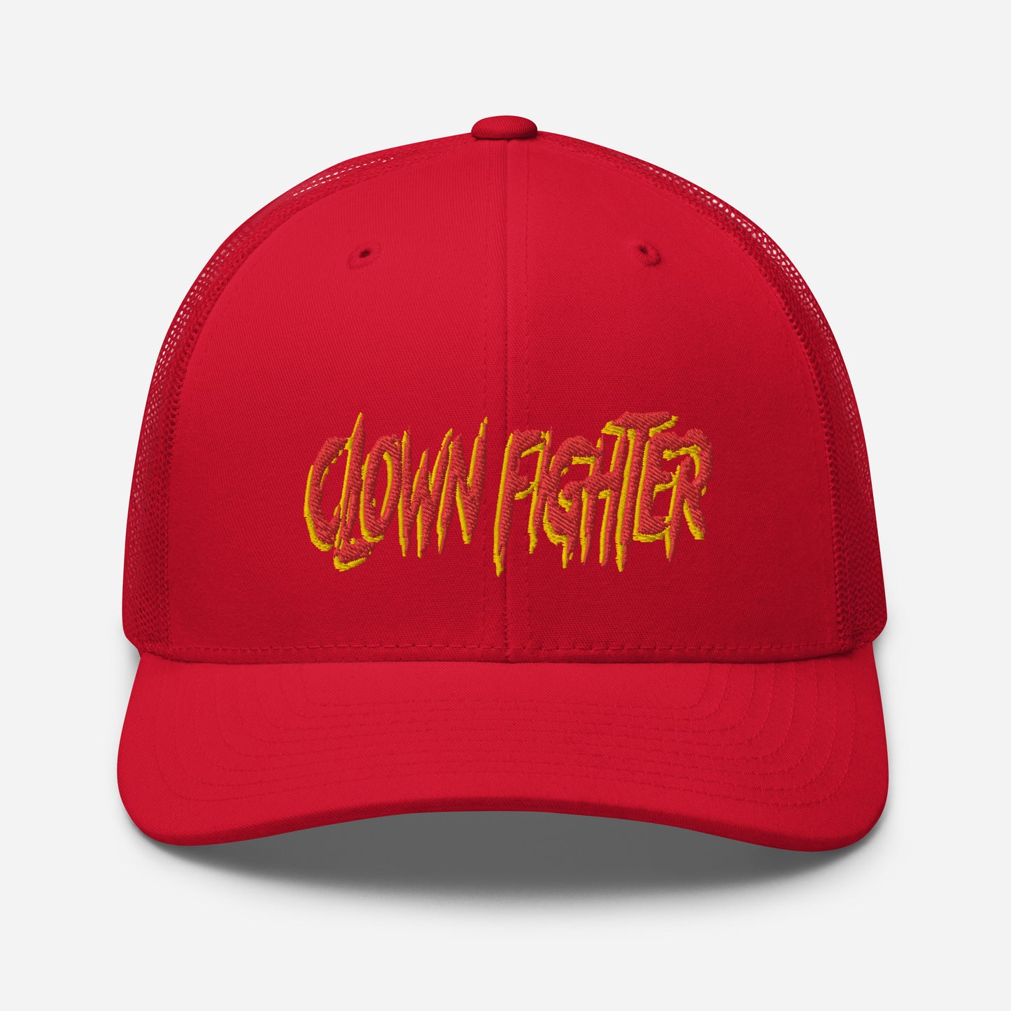 Clown vs Clown - Clown Fighter - Byrd Of The 7Seas Gods Apparel - Unisex Trucker Cap