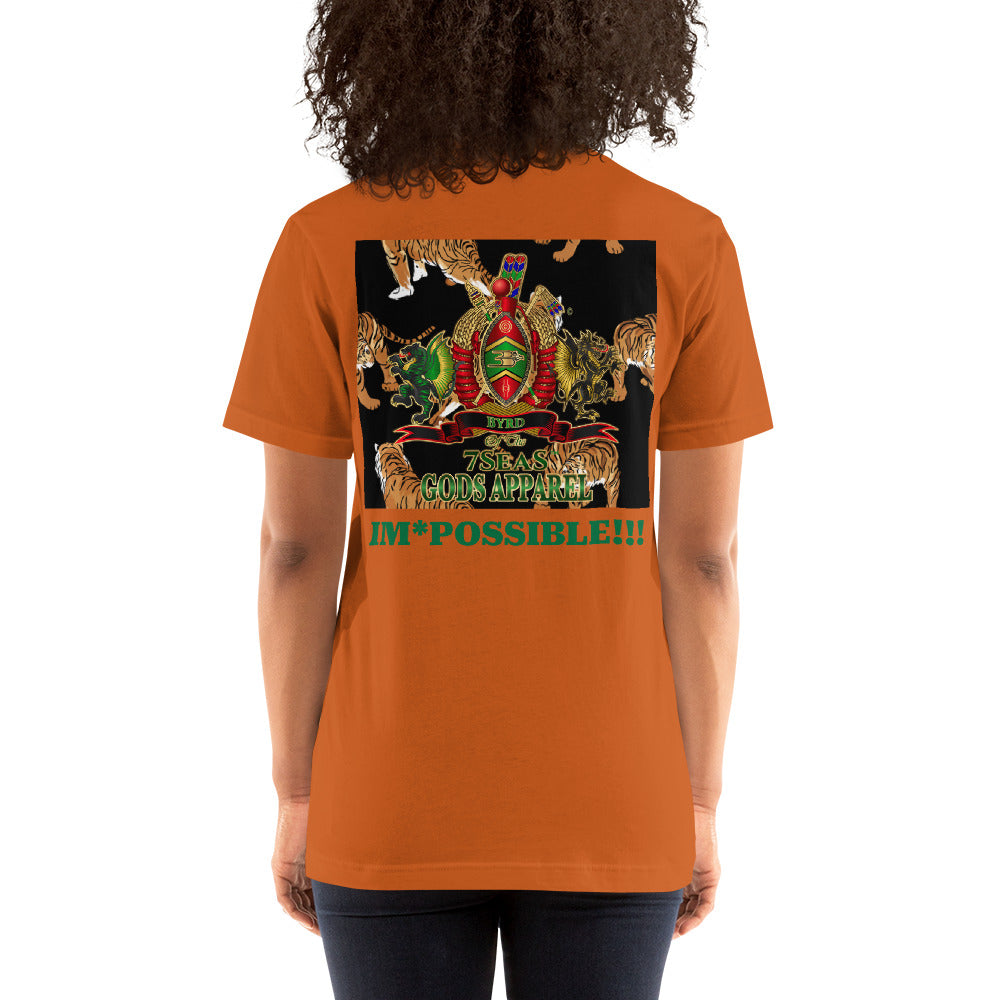 APEP - BYRD OF THE 7SEAS GODS APPAREL - TIGER EDITION - Goddess/Women Unisex t-shirt