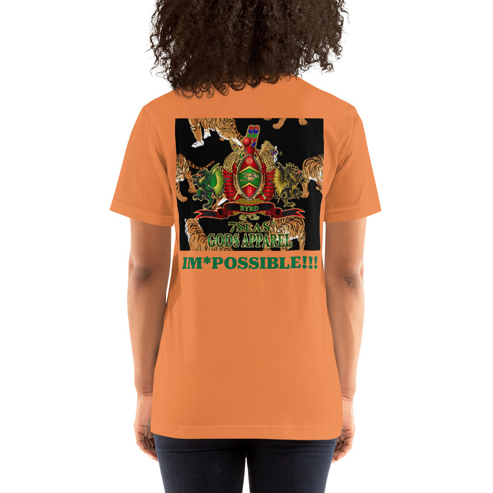 APEP - BYRD OF THE 7SEAS GODS APPAREL - TIGER EDITION - Goddess/Women Unisex t-shirt