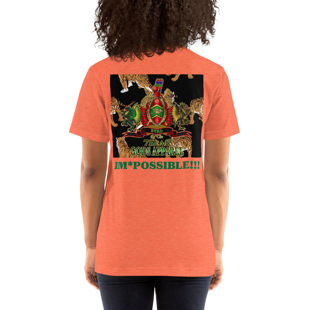 APEP - BYRD OF THE 7SEAS GODS APPAREL - TIGER EDITION - Goddess/Women Unisex t-shirt