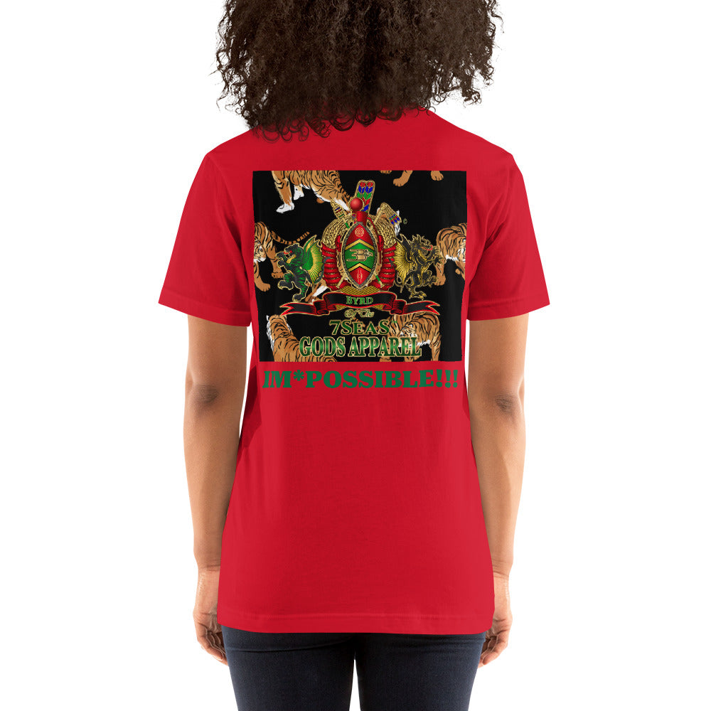 APEP - BYRD OF THE 7SEAS GODS APPAREL - TIGER EDITION - Goddess/Women Unisex t-shirt