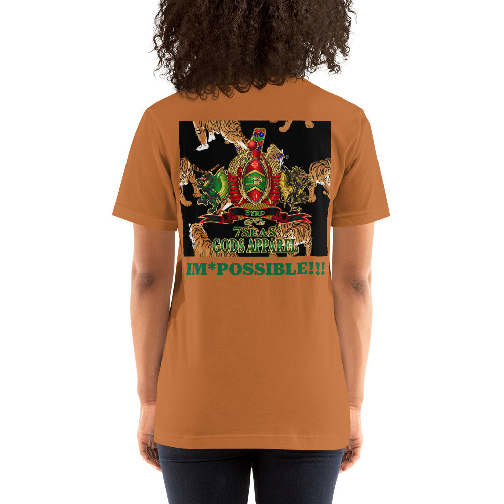 APEP - BYRD OF THE 7SEAS GODS APPAREL - TIGER EDITION - Goddess/Women Unisex t-shirt