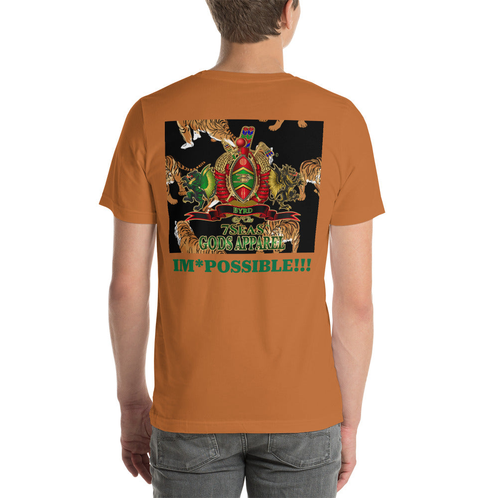 APEP - BYRD OF THE 7SEAS GODS APPAREL - TIGER EDITION - Gods/Mens Unisex t-shirt