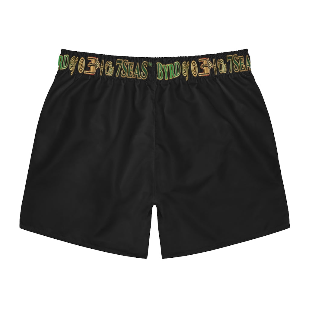 APEP - BYRD OF THE 7SEAS GODS APPAREL - NATURAL BLACK - Swim Trunks