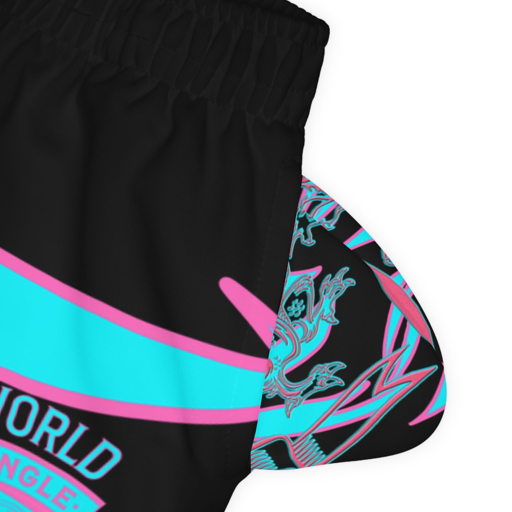 World Is A Jungle - BYRD OF THE 7SEAS GODS APPAREL - TIGER EDITION - YEMAYA - BLACK/BLUE - Goddess/Girls Youth Joggers