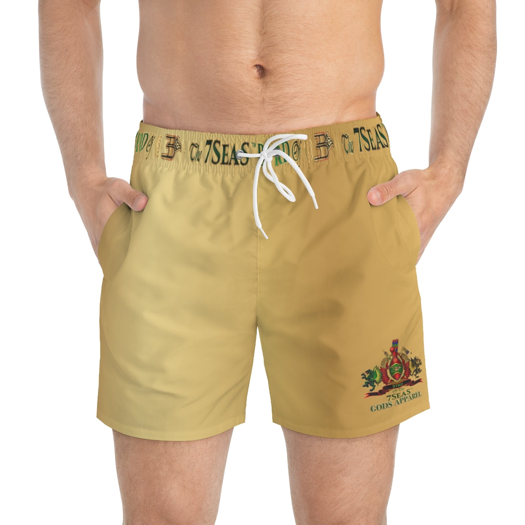 APEP - Byrd Of The 7SEAS GODS APPAREL - NATURAL DUST - Gods/Men Swim Trunks