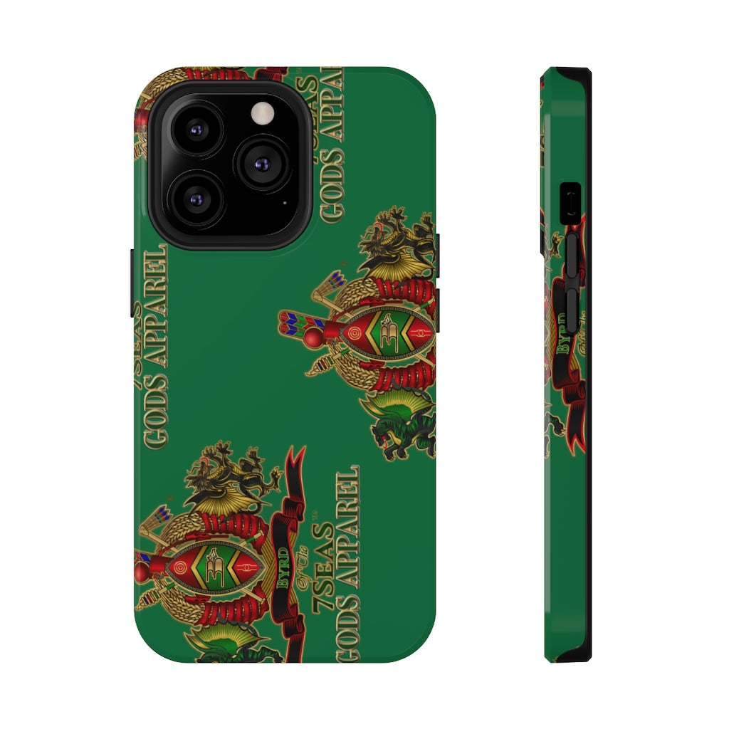 APEP - BYRD OF THE 7SEAS GODS APPAREL - GREEN - Impact-Resistant Phone Cases