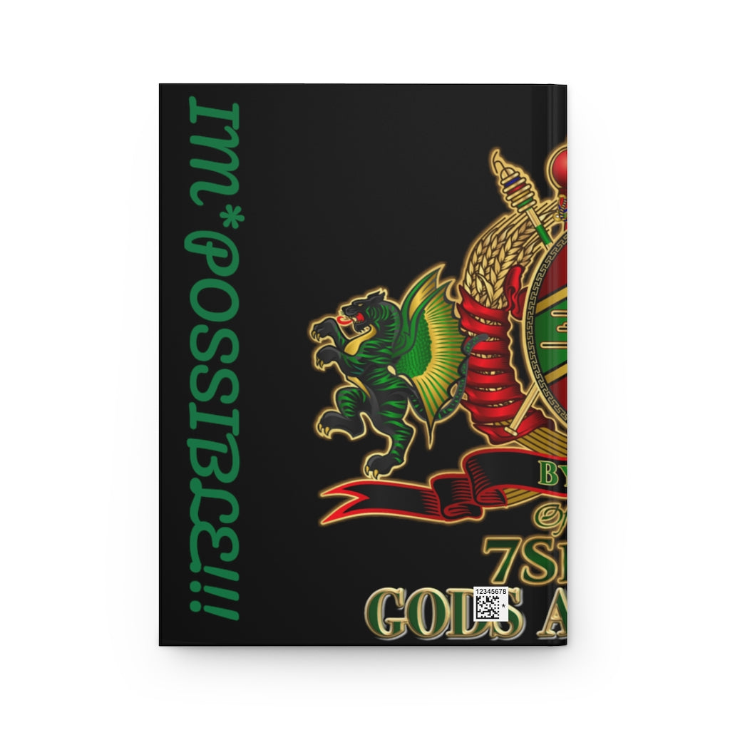 APEP - Byrd Of The 7Seas Gods Apparel - Black - Gods & Goddess Hardcover Journal Matte