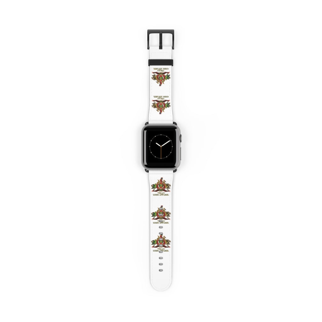 APEP - BYRD OF THE 7SEAS GODS APPAREL - White - Gods & Goddess Leather Watch Band