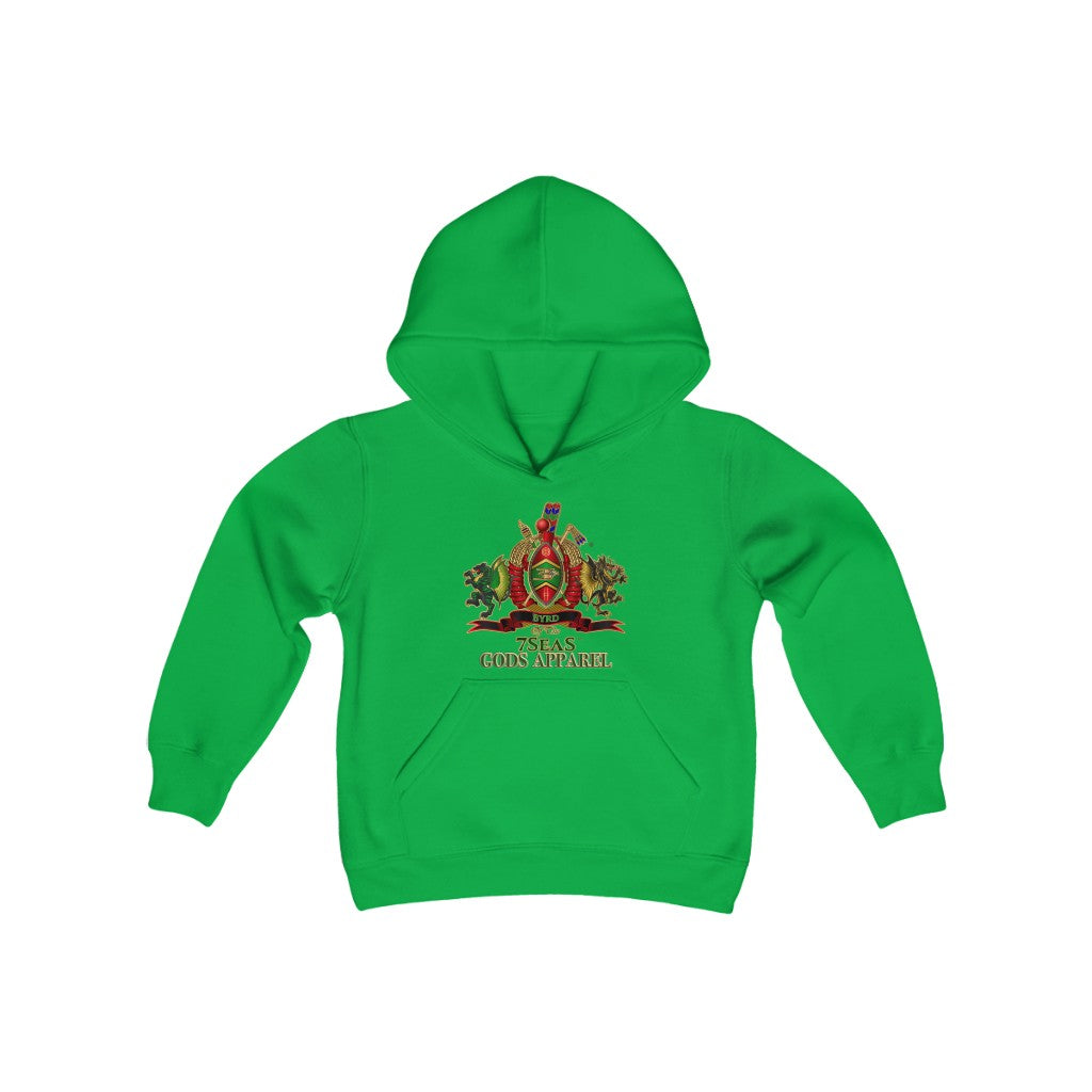 APEP - BYRD OF THE 7SEAS GODS APPAREL - Gods & Goddess Youth Heavy Blend Hooded Sweatshirt