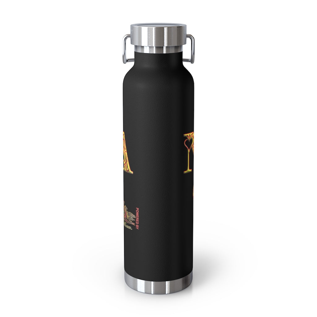 Byrd Of The 7Seas Gods Apparel - Black - Gods & Goddess’s Copper Vacuum Insulated Bottle, 22oz