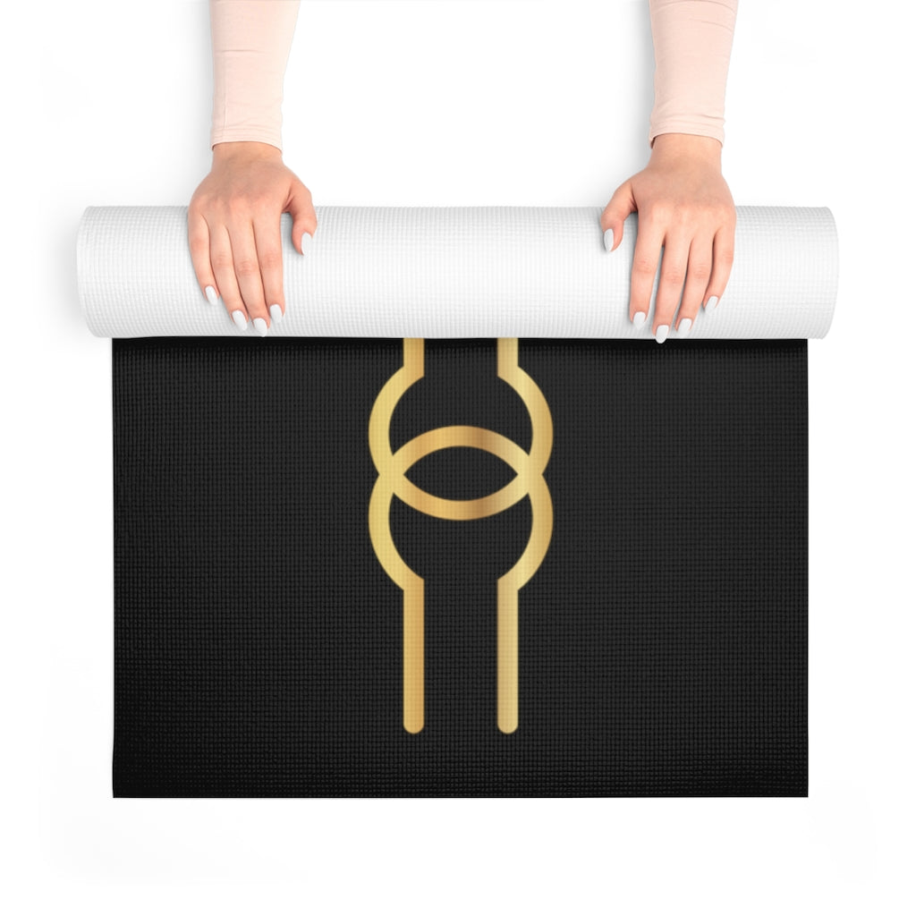 I*M-POSSIBLE - BYRD OF THE 7SEAS GODS APPAREL - Black - Gods & Goddess Foam Yoga Mat