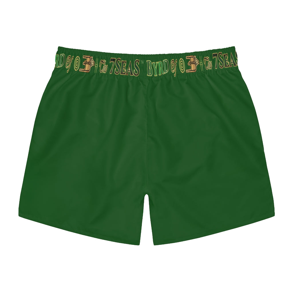 APEP - BYRD OF THE 7SEAS GODS APPAREL - NATURAL GREEN - Gods/Men Swim Trunks