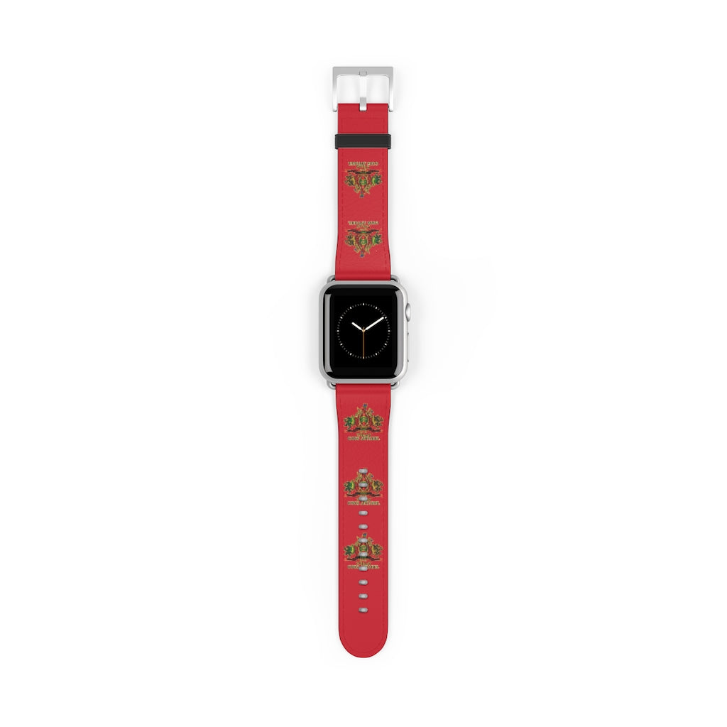 APEP - BYRD OF THE 7SEAS GODS APPAREL - RED - Gods & Goddess Leather Watch Band