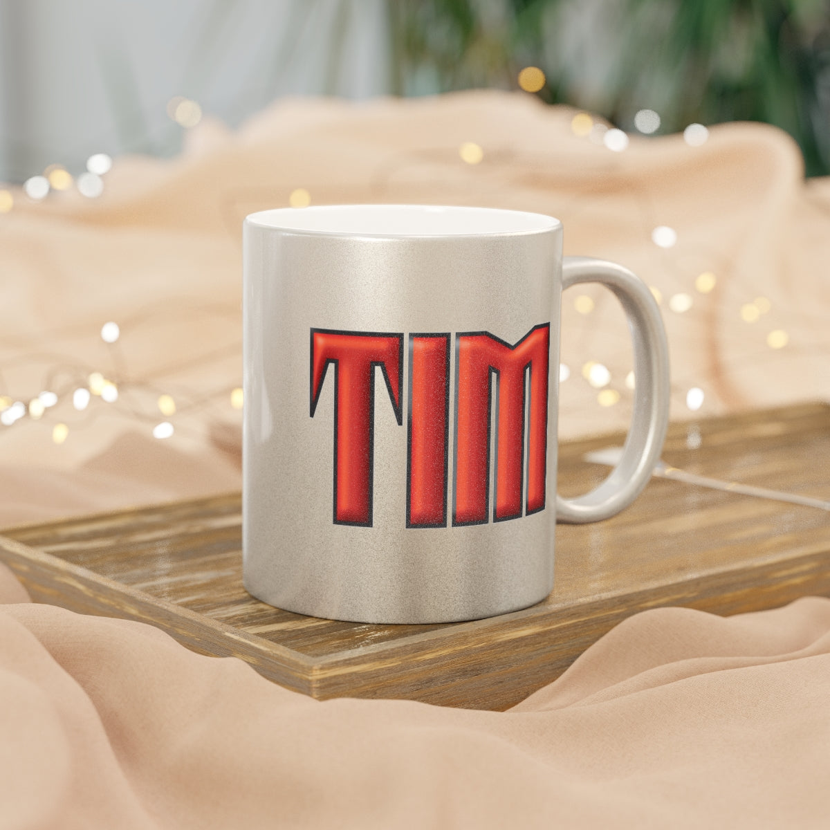 Byrd Of The 7Seas Gods Apparel - Tim IASTYJWU - Metallic Mug (Silver\Gold)