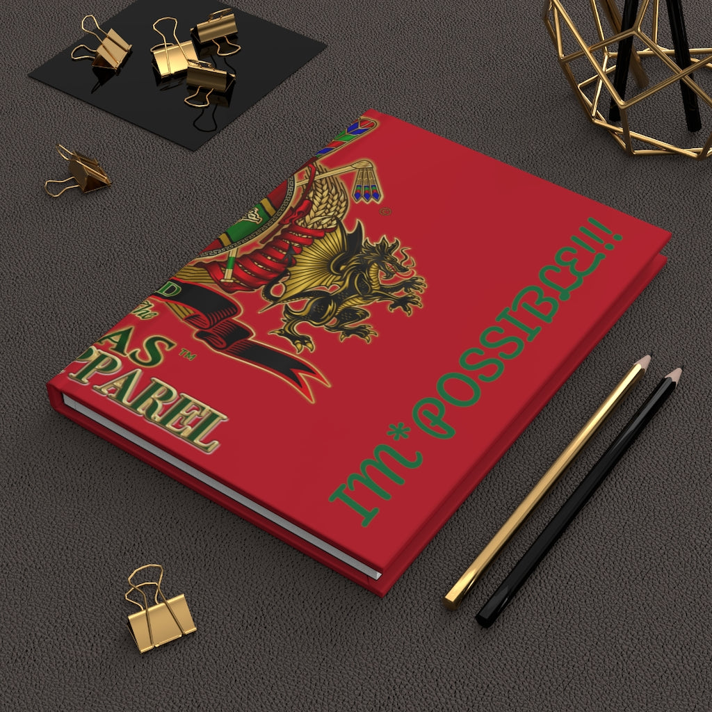 APEP - Byrd Of The 7Seas Gods Apparel - Red - Gods & Goddess Hardcover Journal Matte