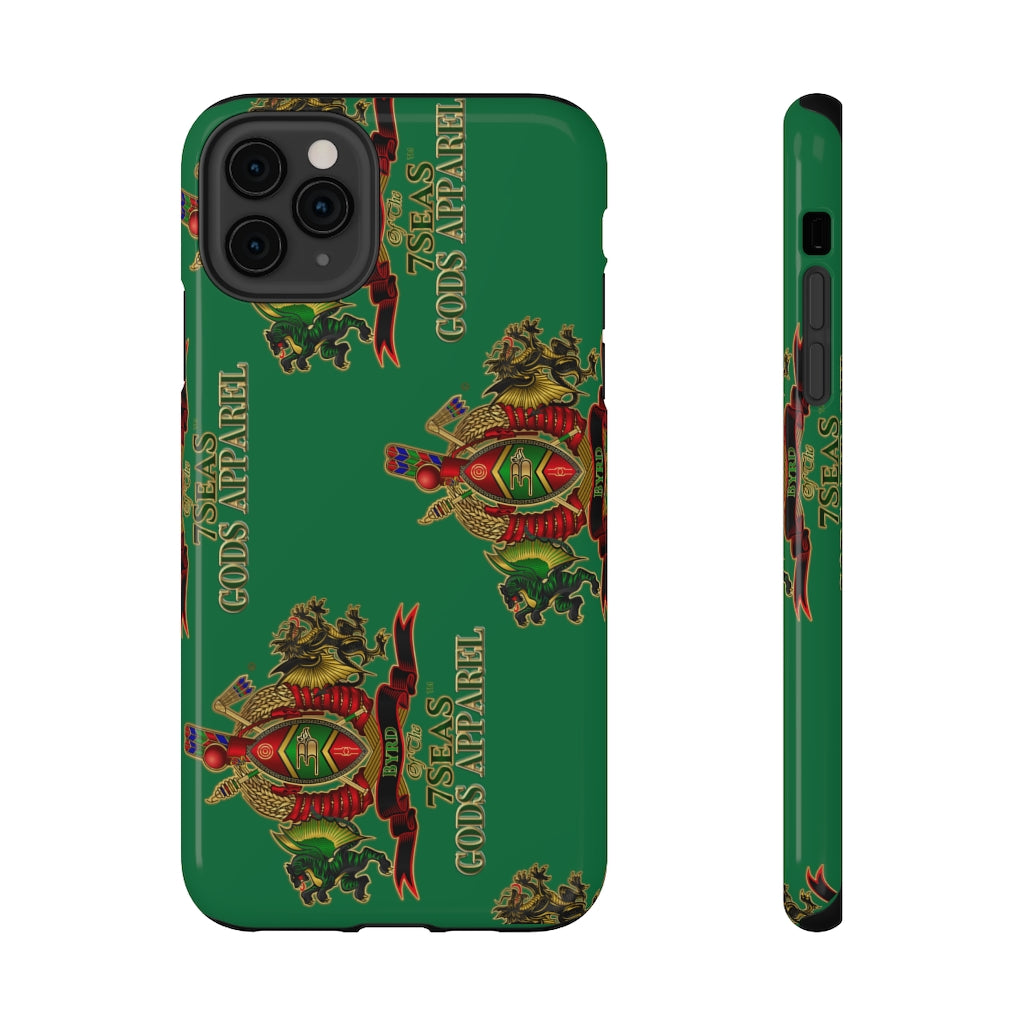 APEP - BYRD OF THE 7SEAS GODS APPAREL - GREEN - Impact-Resistant Phone Cases