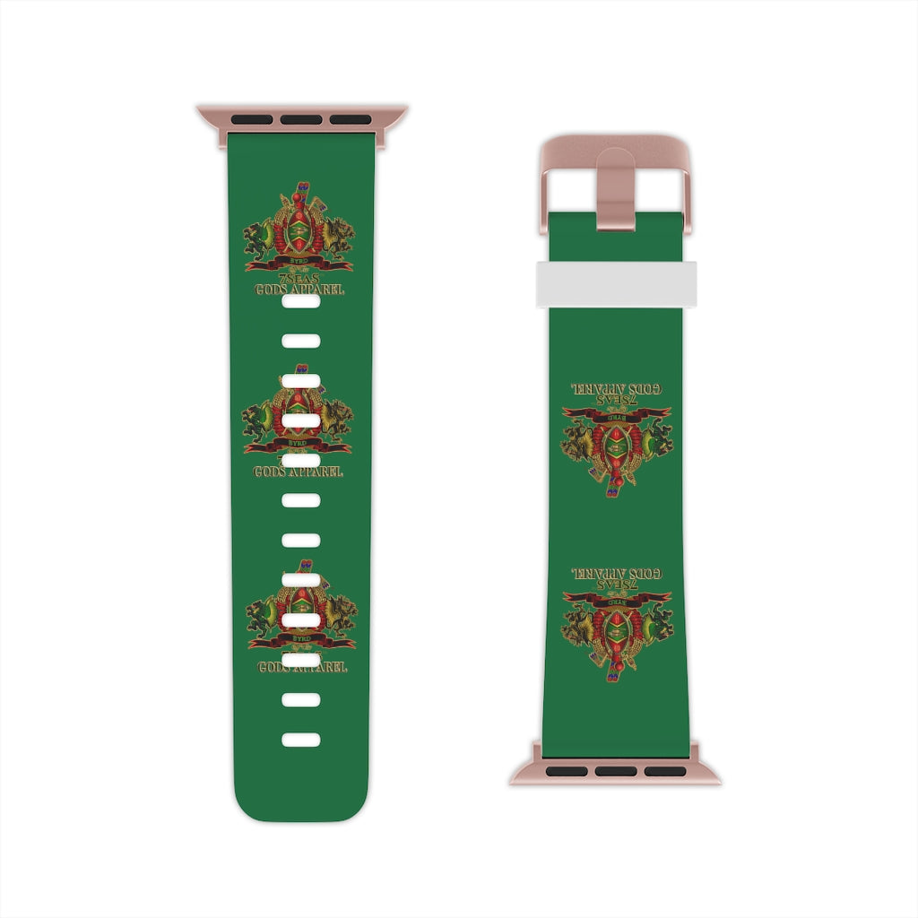 APEP - BYRD OF THE 7SEAS GODS APPAREL - Green - Gods & Goddess Watch Band for Apple Watch