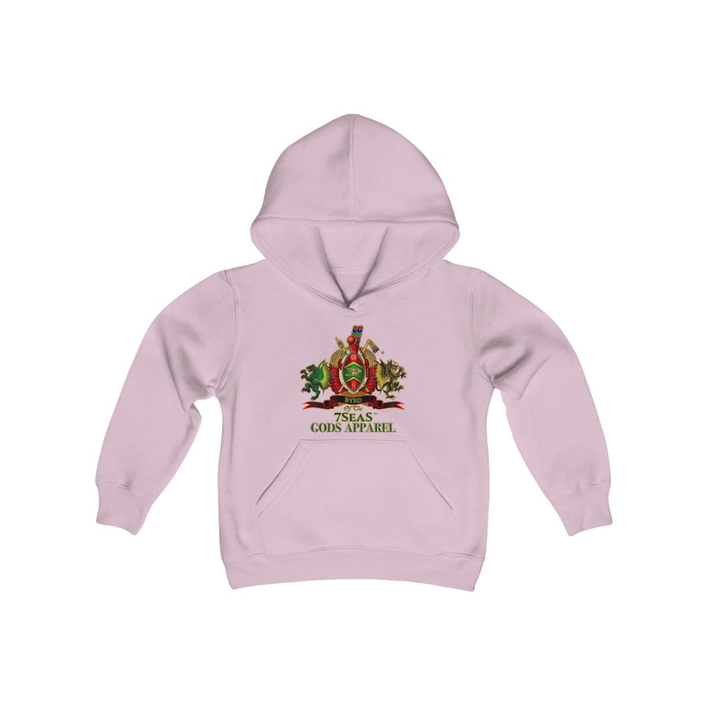 APEP - BYRD OF THE 7SEAS GODS APPAREL - Gods & Goddess Youth Heavy Blend Hooded Sweatshirt