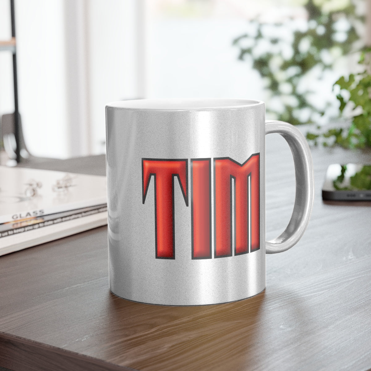 Byrd Of The 7Seas Gods Apparel - Tim IASTYJWU - Metallic Mug (Silver\Gold)