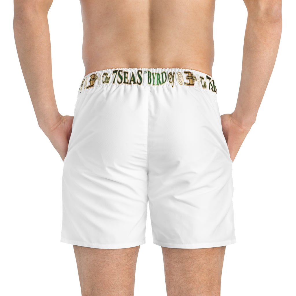 APEP - BYRD OF THE 7SEAS GODS APPAREL - NATURAL WHITE - Gods/Men Swim Trunks