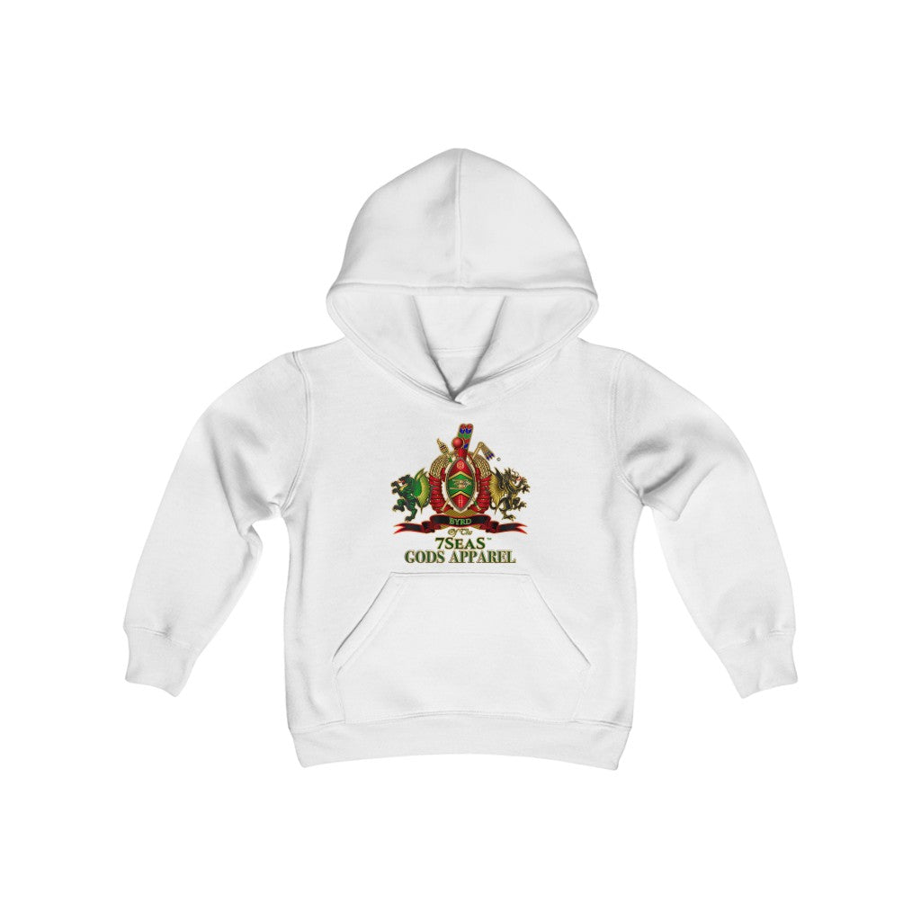 APEP - BYRD OF THE 7SEAS GODS APPAREL - Gods & Goddess Youth Heavy Blend Hooded Sweatshirt