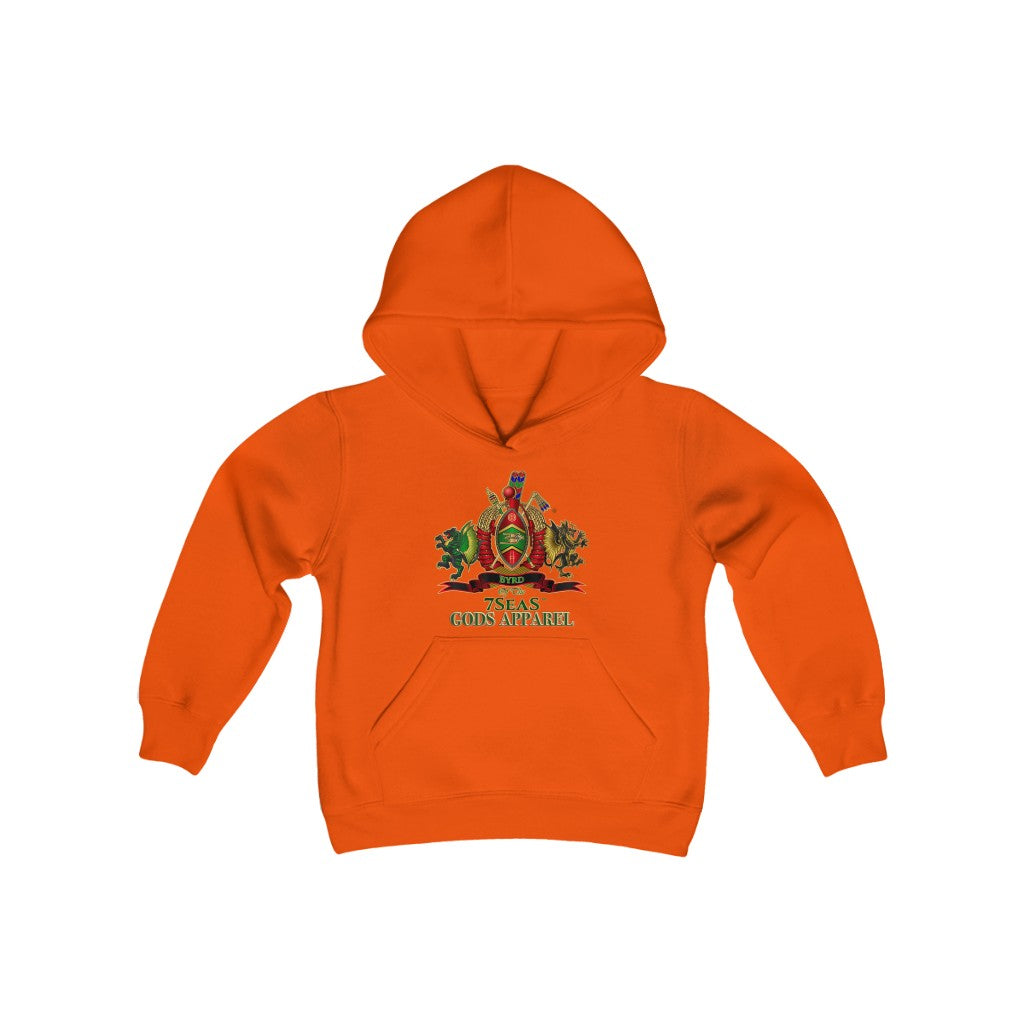 APEP - BYRD OF THE 7SEAS GODS APPAREL - Gods & Goddess Youth Heavy Blend Hooded Sweatshirt