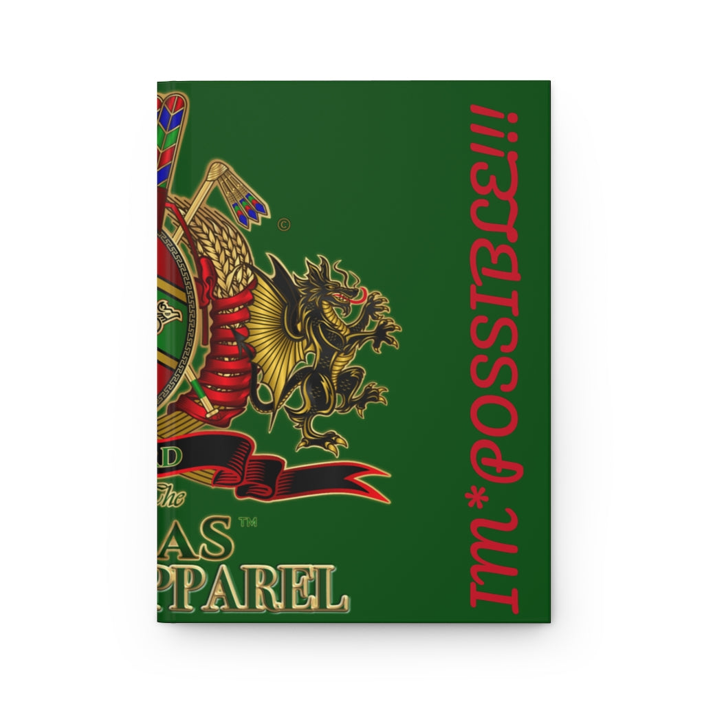 APEP - BYRD OF THE 7SEAS GODS APPAREL - Green - Gods & Goddess Hardcover Journal Matte