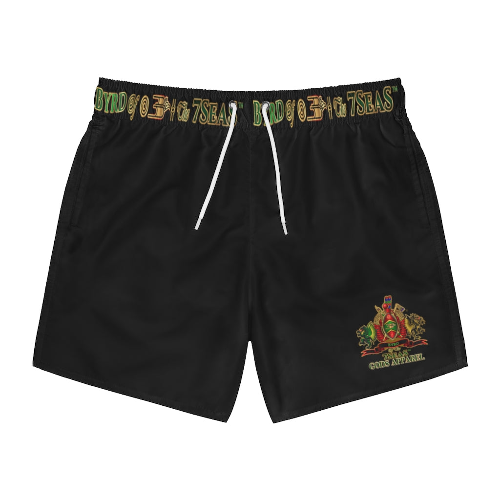 APEP - BYRD OF THE 7SEAS GODS APPAREL - NATURAL BLACK - Swim Trunks