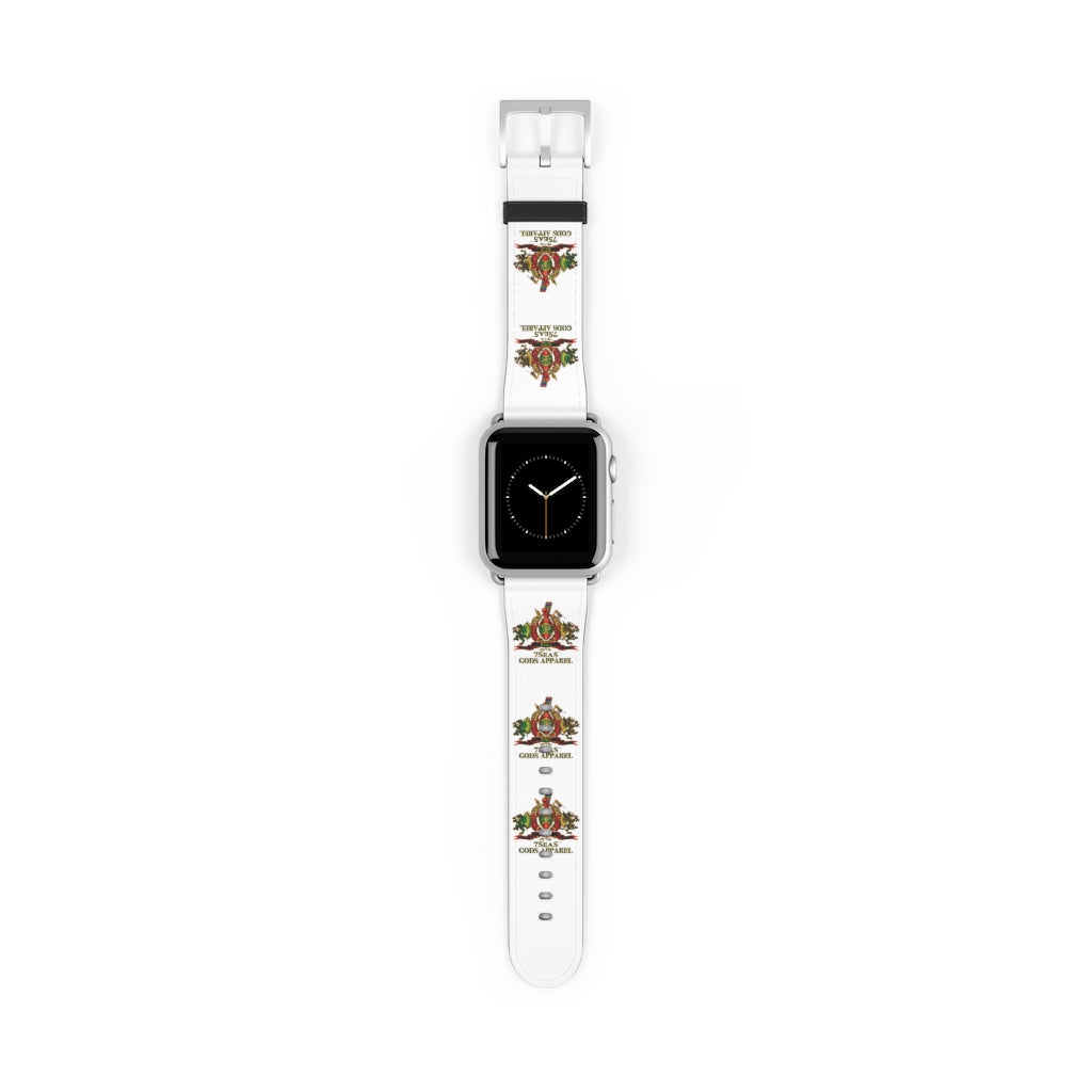 APEP - BYRD OF THE 7SEAS GODS APPAREL - White - Gods & Goddess Leather Watch Band