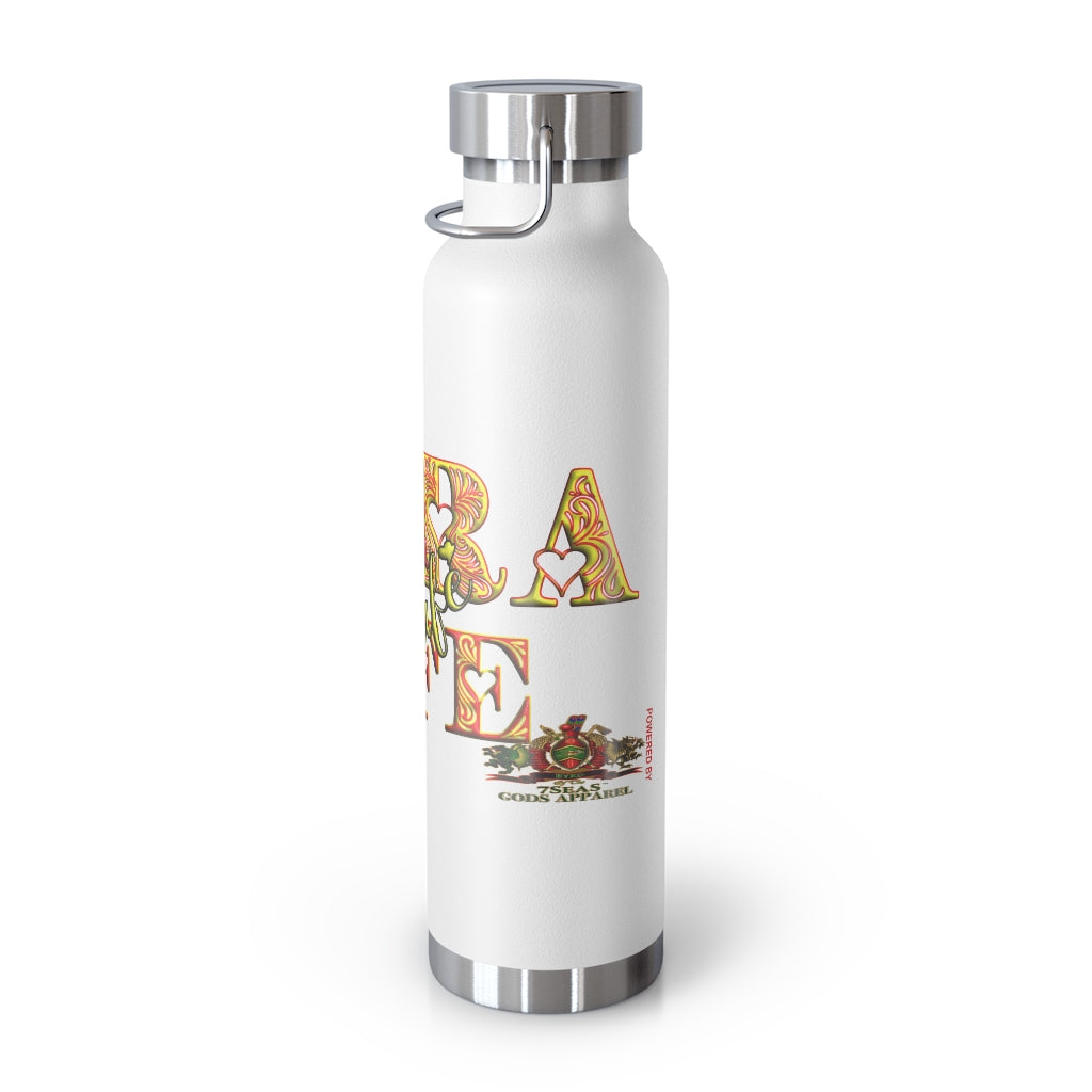 Byrd Of The 7Seas Gods Apparel - Black - Gods & Goddess’s Copper Vacuum Insulated Bottle, 22oz