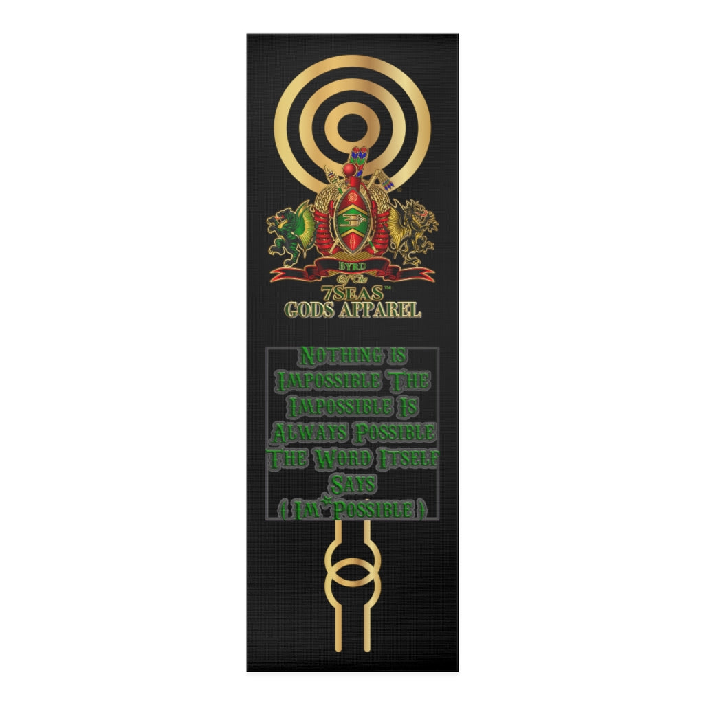 I*M-POSSIBLE - BYRD OF THE 7SEAS GODS APPAREL - Black - Gods & Goddess Foam Yoga Mat