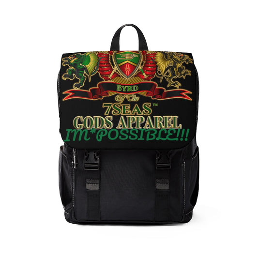 APEP - Byrd Of The 7Seas Gods Apparel - Black - Gods & Goddess Unisex Casual Shoulder Backpack