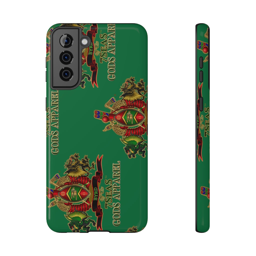 APEP - BYRD OF THE 7SEAS GODS APPAREL - GREEN - Impact-Resistant Phone Cases